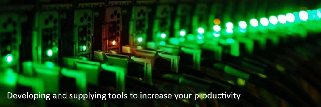 Developing and supplying tools to increase your productivity