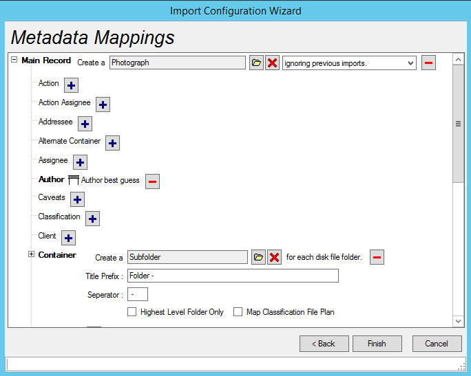 Comprehensive Metadata Mapping